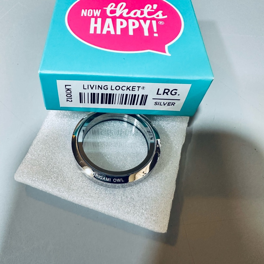 Origami Owl Silver Living Locket Large- NEW